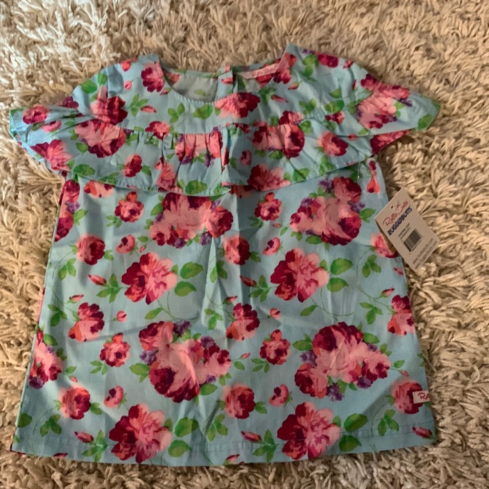 NWT Ruffle Butts Floral top size 6 - Picture 1 of 2